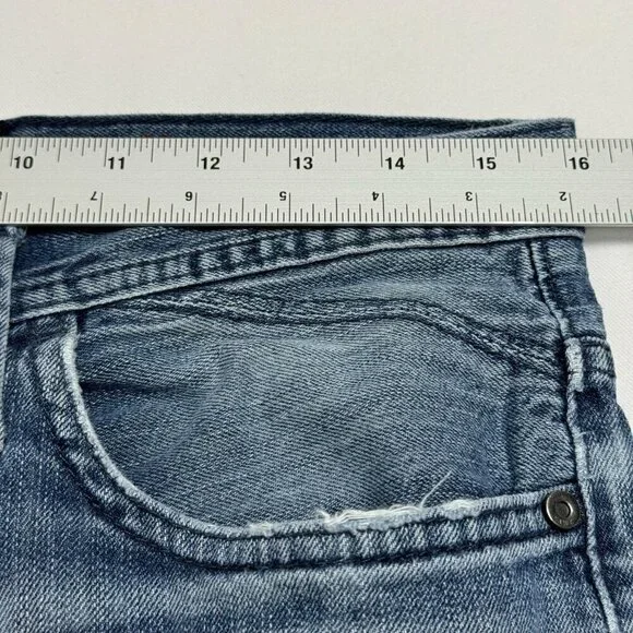 Tony Hawk Men’s Blue Straight Leg Jeans Patches Graphic Detail Size 30 - Picture 15 of 16